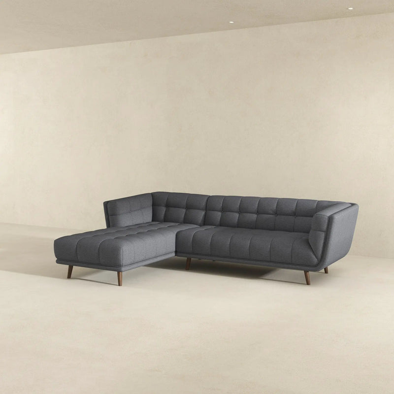 Addison - L Shape Sectional Sofa Tufted by Unique Piece Furniture