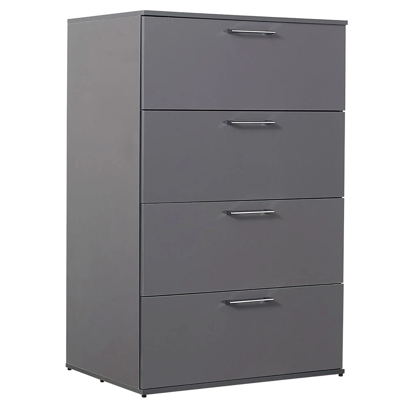 Bliss - Glossy 4 Drawer Jumbo Chest With Extra Deep Storage by HouseOfZazla