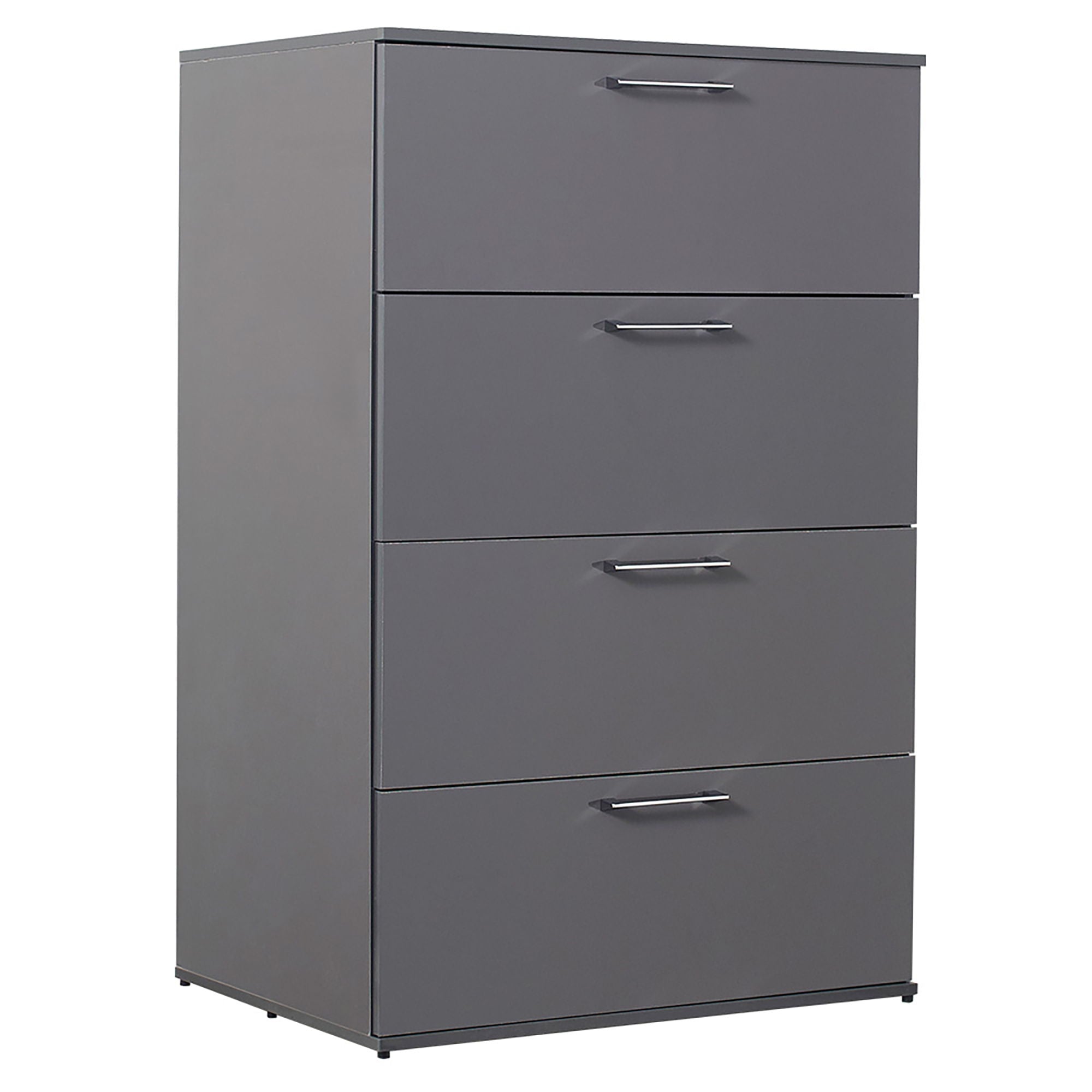 Bliss - Glossy 4 Drawer Jumbo Chest With Extra Deep Storage by HouseOfZazla