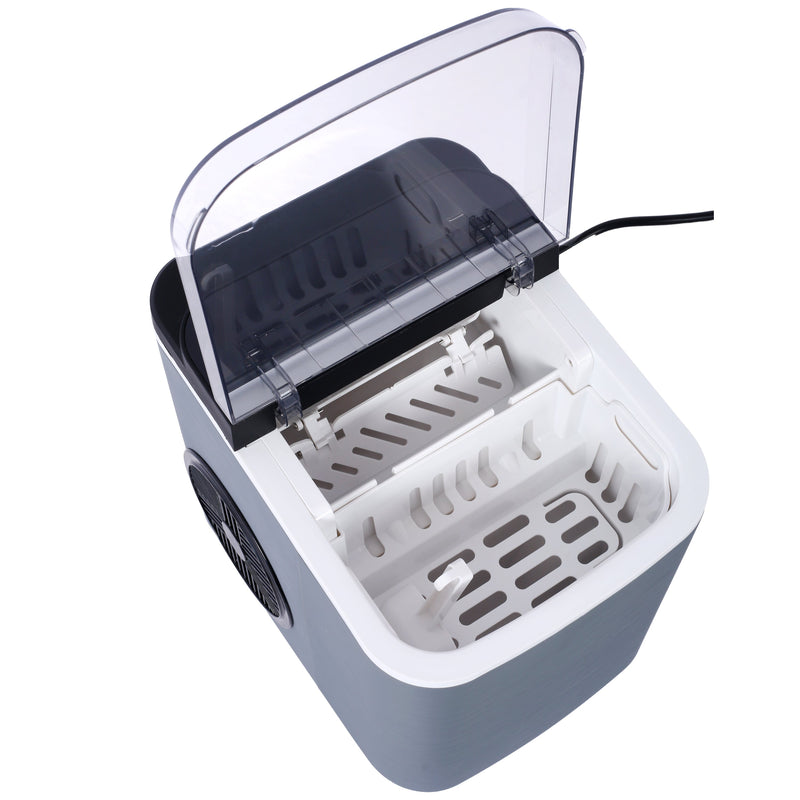 Portable Countertop Ice Maker with Self-Cleaning Function by HouseOfZazla