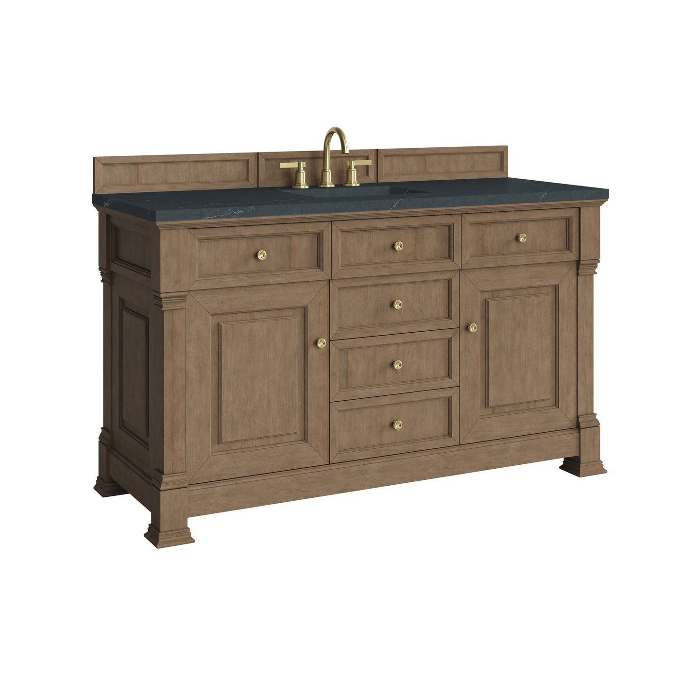 James Martin Brookfield 60" Single Bathroom Vanity, Pecan, view 29