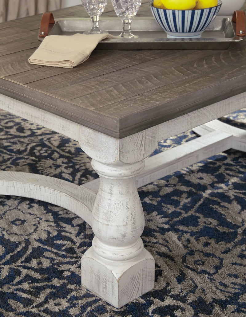 Havalance - Rectangular Cocktail Table - Gray / White by Unique Piece Furniture
