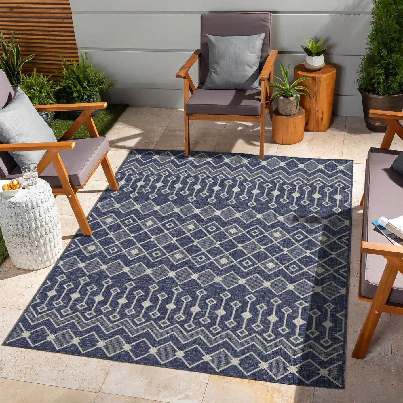 Sunshine - 2'7" X 7'3" Indoor / Outdoor, Polypropylene Area Rug by HouseOfZazla