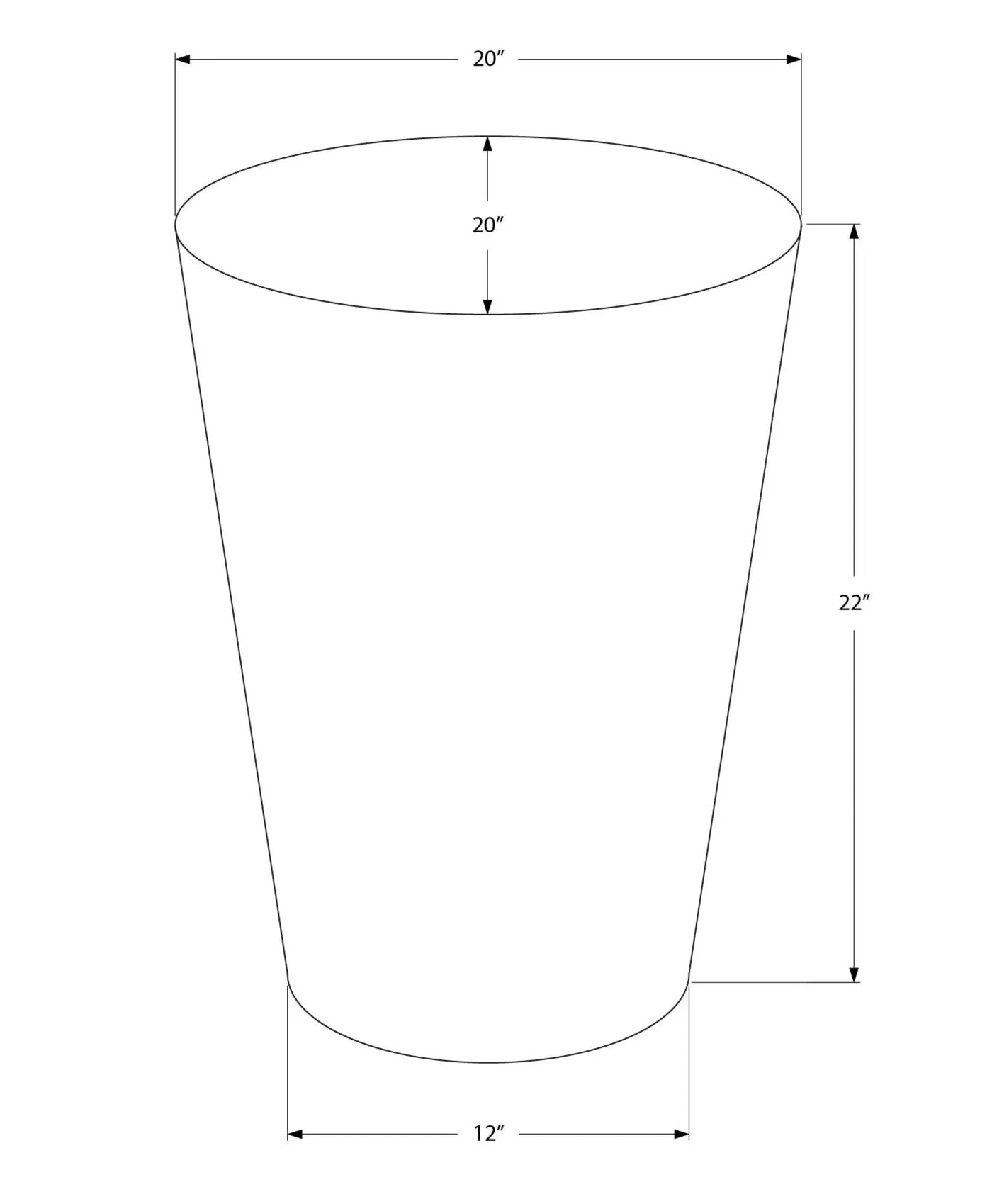 Drum Accent Side Table, Elegant Design by HouseOfZazla