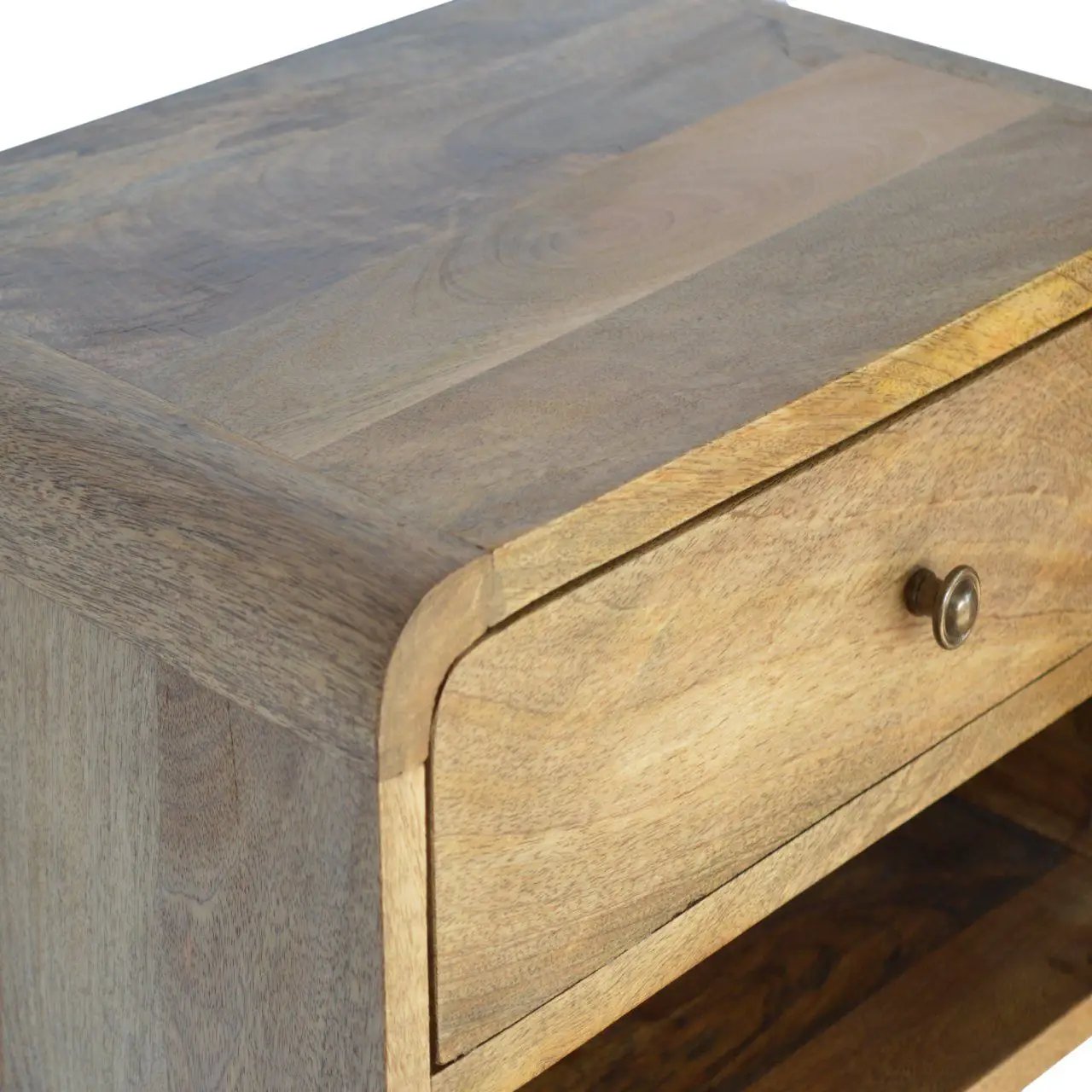 Curve Upper Slot Floating Nightstand by Unique Piece Furniture