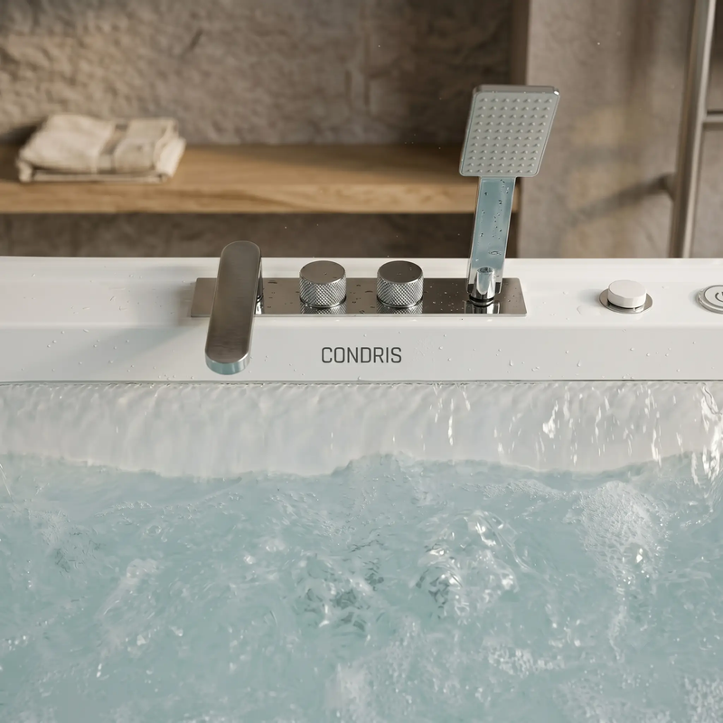 Condris 67" x 35" Whirlpool Bathtub for 2-Person by HouseOfZazla