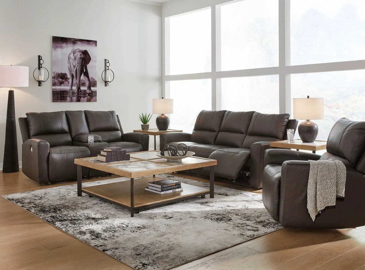 Boxmere - Reclining Living Room Set by Unique Piece Furniture