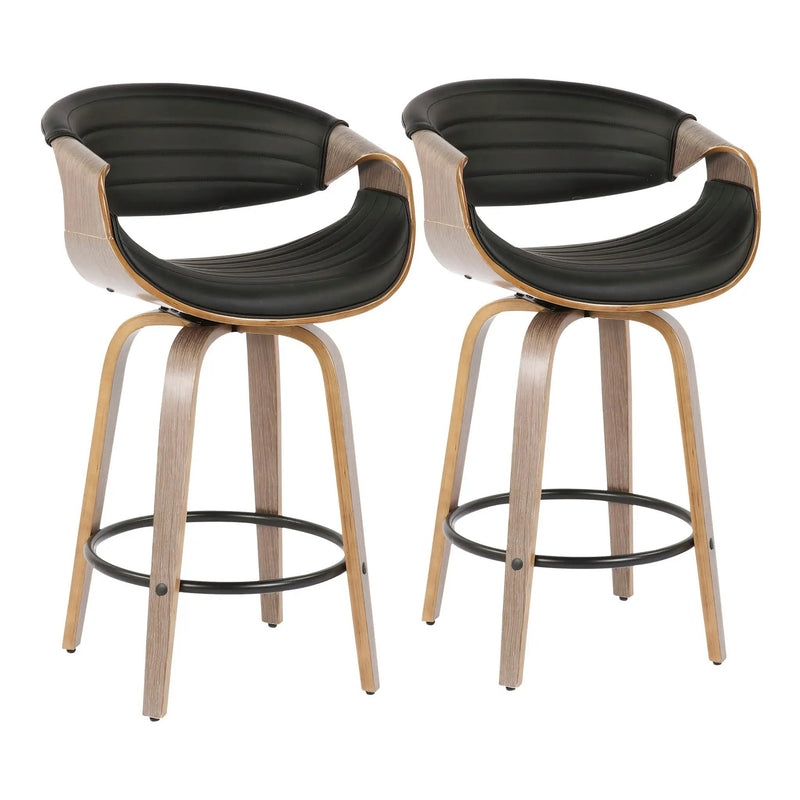 Symphony - Mid Century Modern Counter Stool (Set of 2) by Unique Piece Furniture