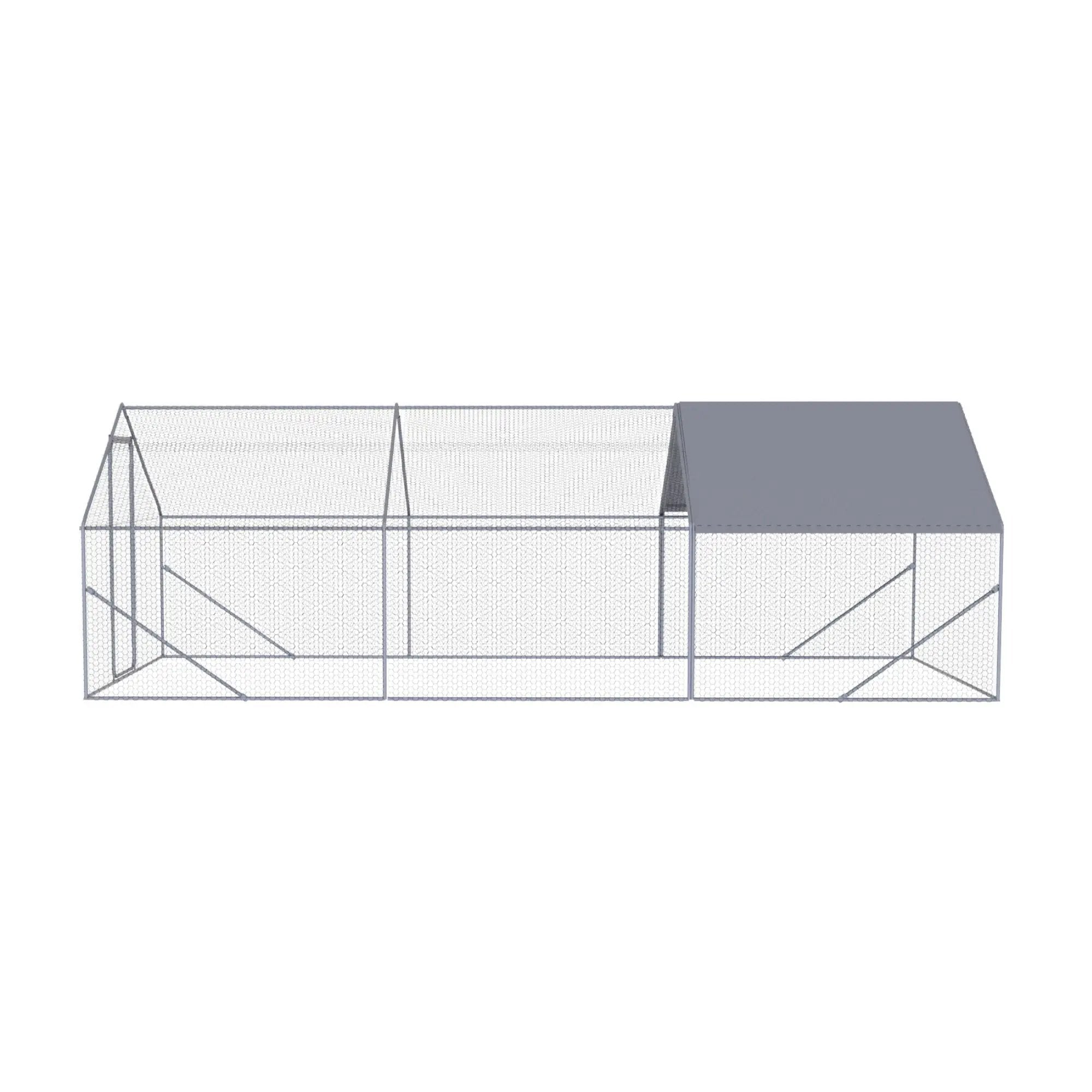 Outdoor Chicken Coop Metal Big Space by HouseOfZazla