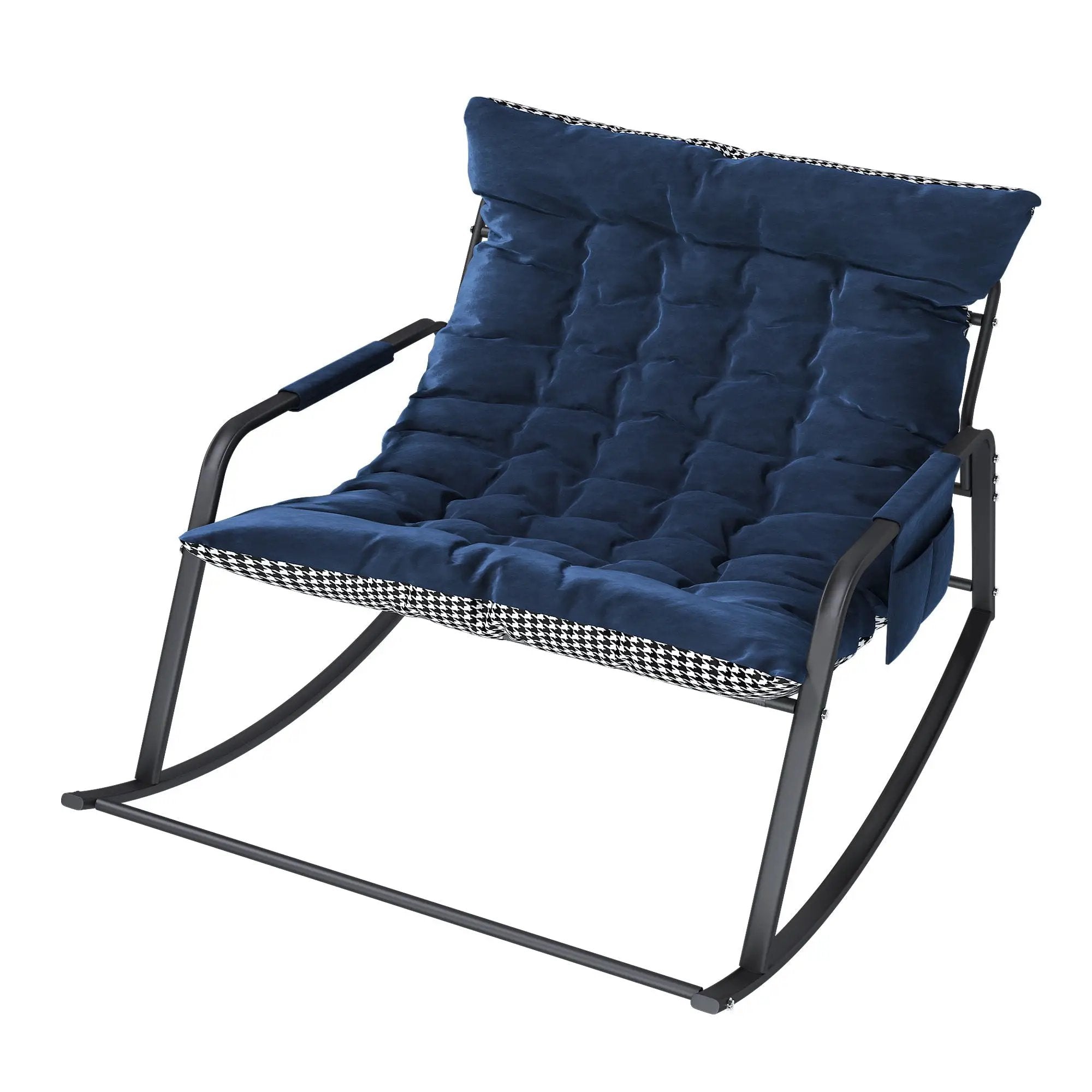 Rocking Chair With Storage, Cushions & Armrests by Unique Piece Furniture