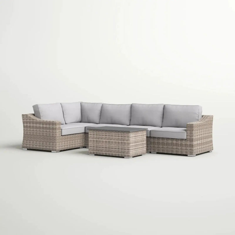 Stylish Sofa Seating Group With Cushions Perfect For Outdoor Gatherings by Unique Piece Furniture