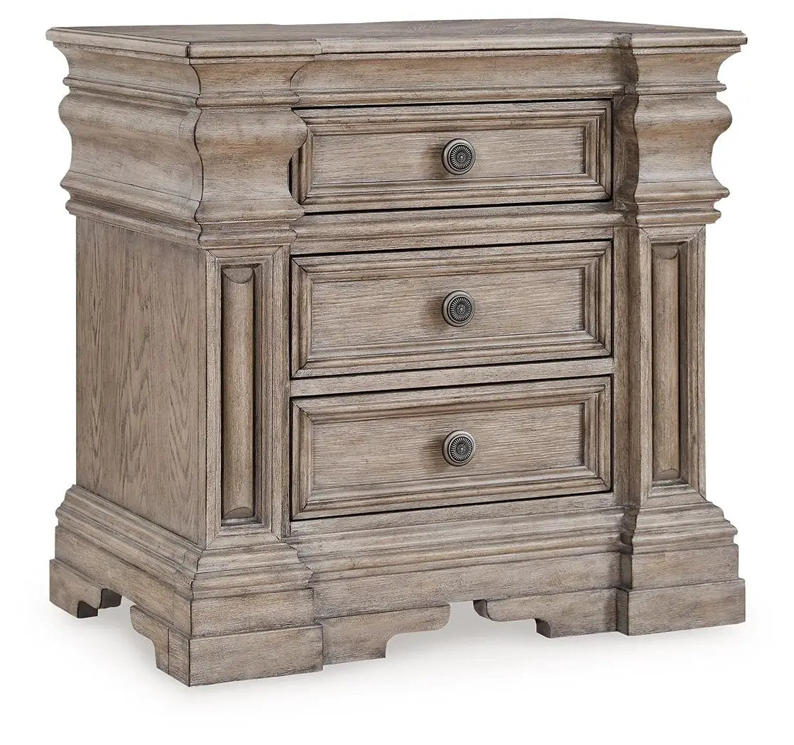 Blairhurst - Three Drawer Night Stand - Light Grayish Brown by Unique Piece Furniture