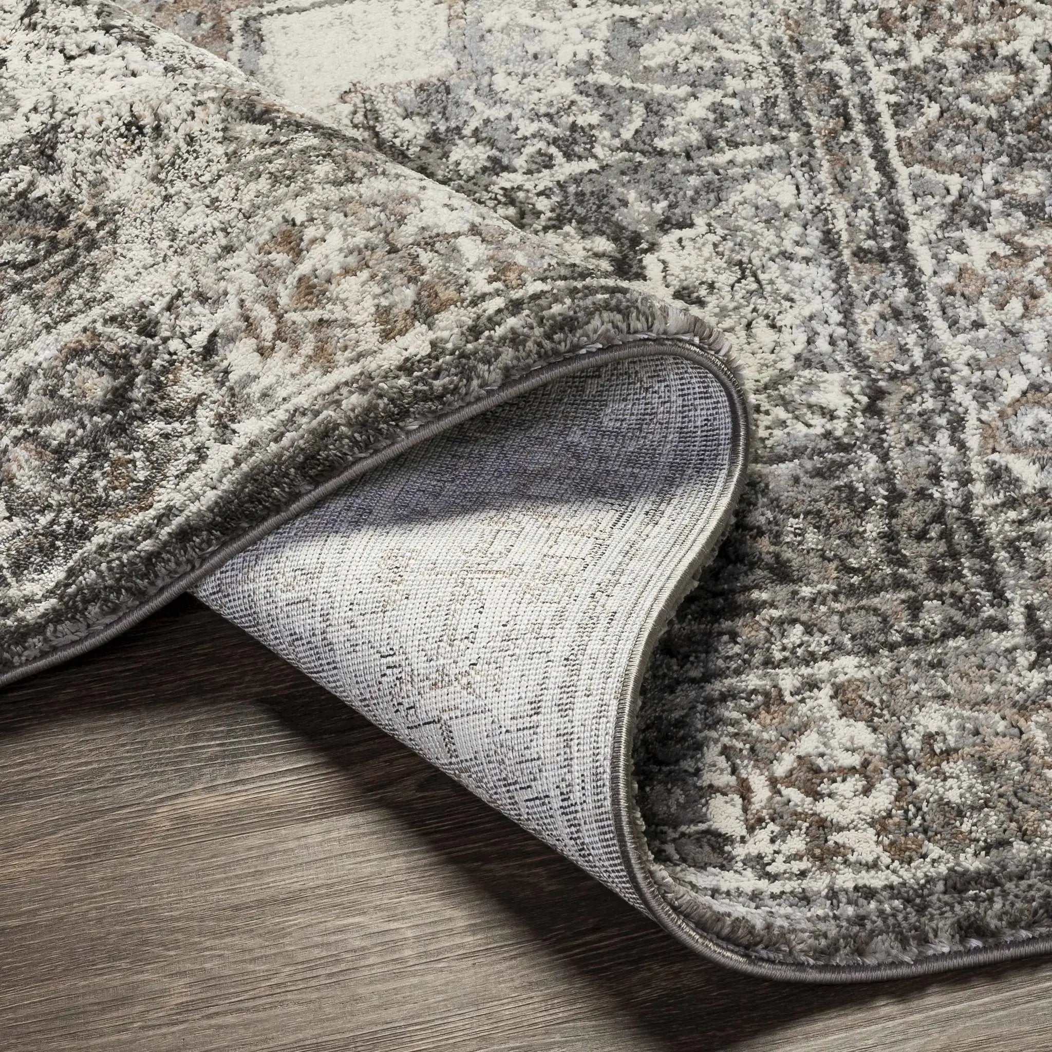 Manaring Charcoal Luxe Thick Area Rug - Clearance by Boutique Rugs
