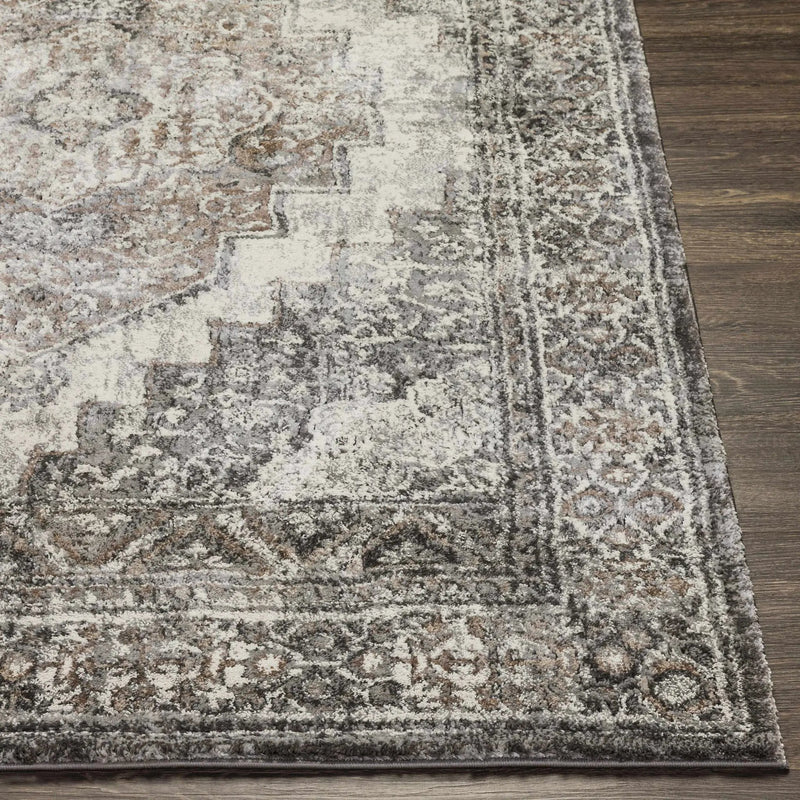 Manaring Charcoal Luxe Thick Area Rug - Clearance by Boutique Rugs