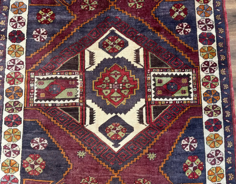 Turkish Kazak Rug 5x7, Geometric by Jewel Rugs