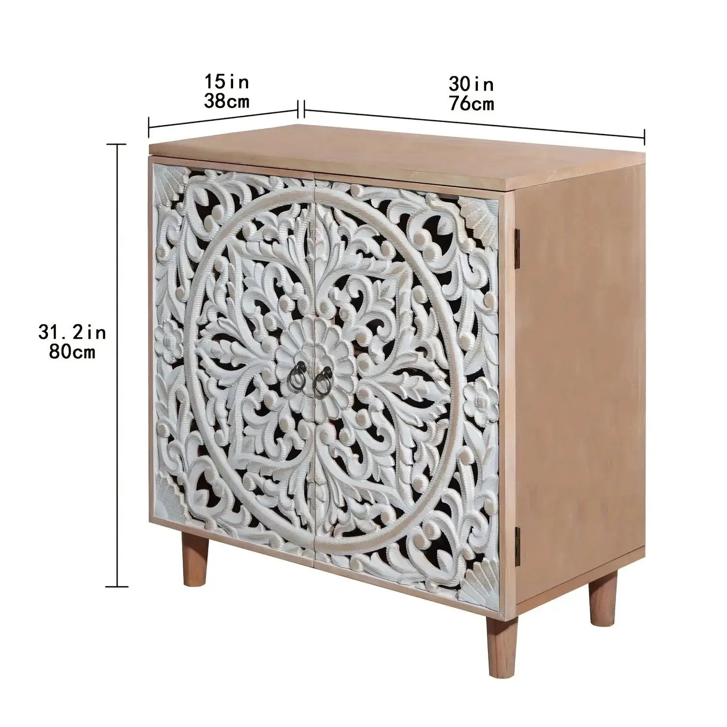 Cabinet - Decorative Wooden Tall by House Of Avana