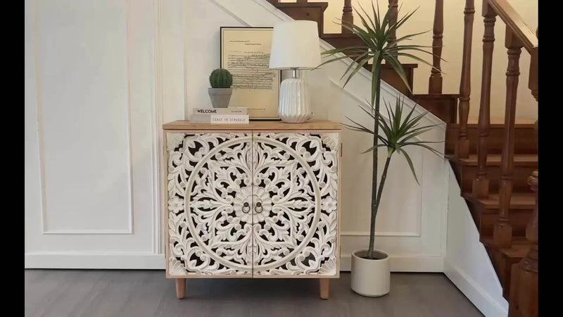 Cabinet - Decorative Wooden Tall by House Of Avana