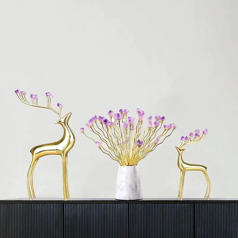 Cabinet - Modern Brass Wine Storage by House Of Avana