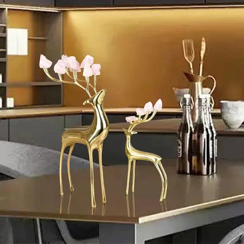 Cabinet - Modern Brass Wine Storage by House Of Avana