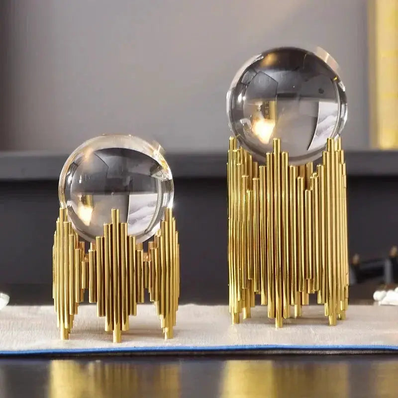 Cabinet - Modern Brass Wine Storage by House Of Avana