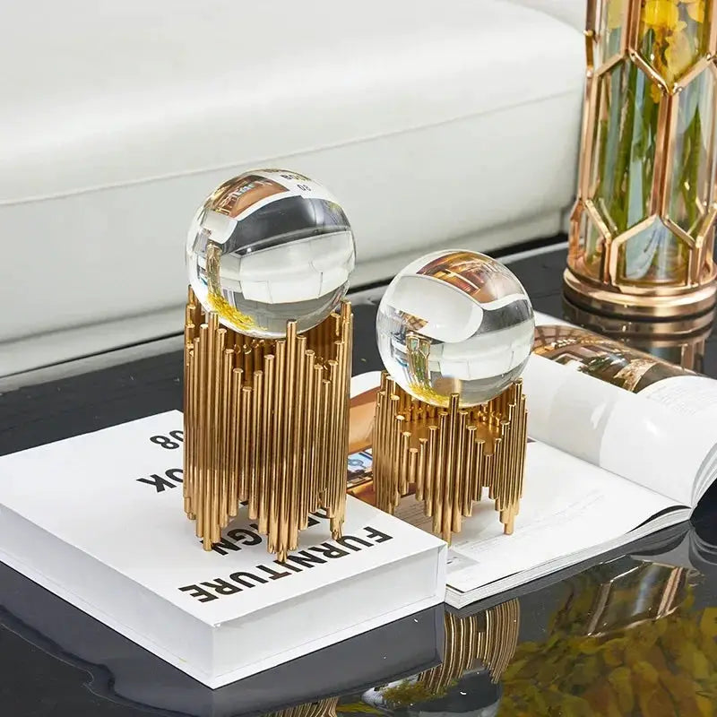 Cabinet - Modern Brass Wine Storage by House Of Avana