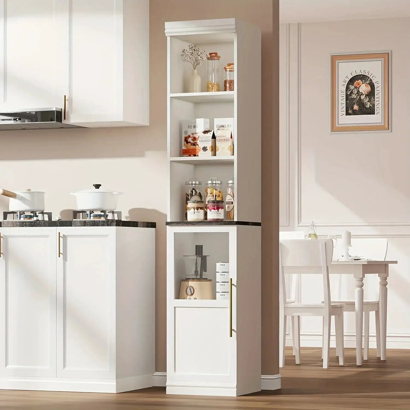 Cabinet - Tall Wooden Narrow by House Of Avana