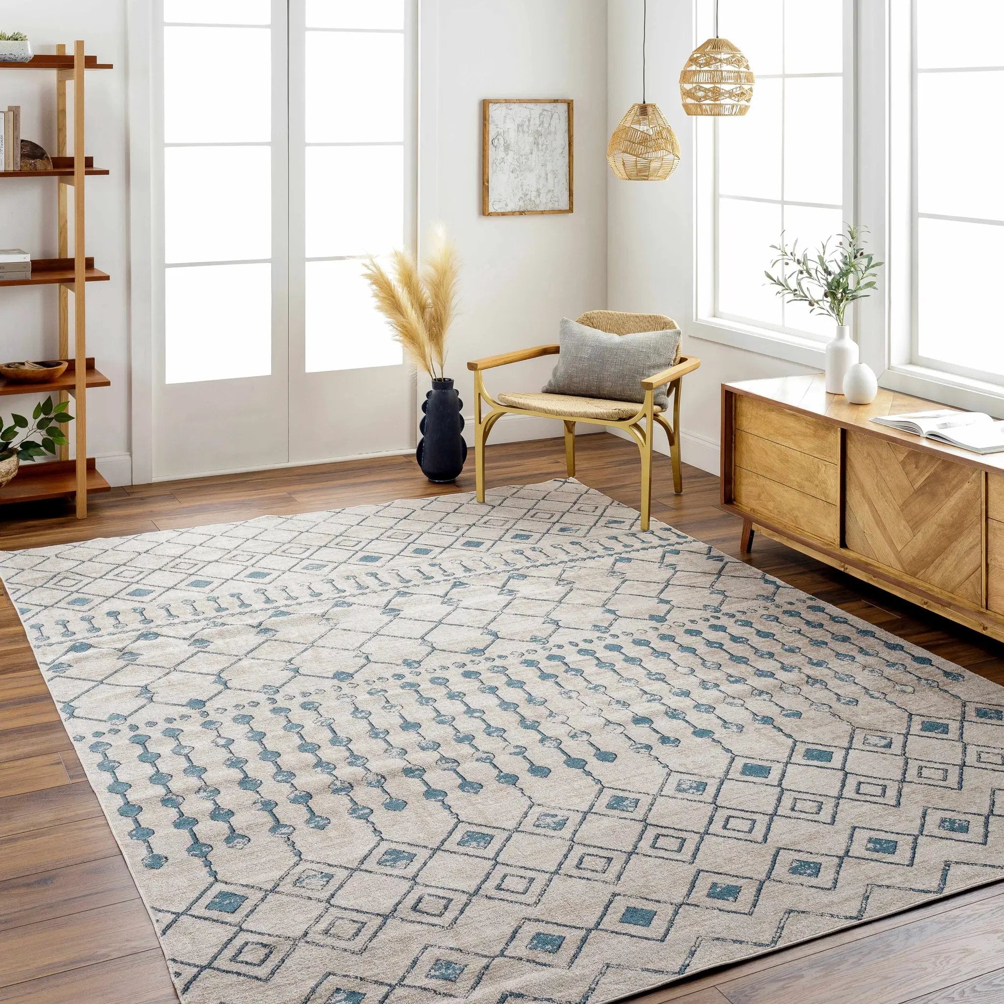 Cabognon Washable Area Rug - Clearance by Boutique Rugs