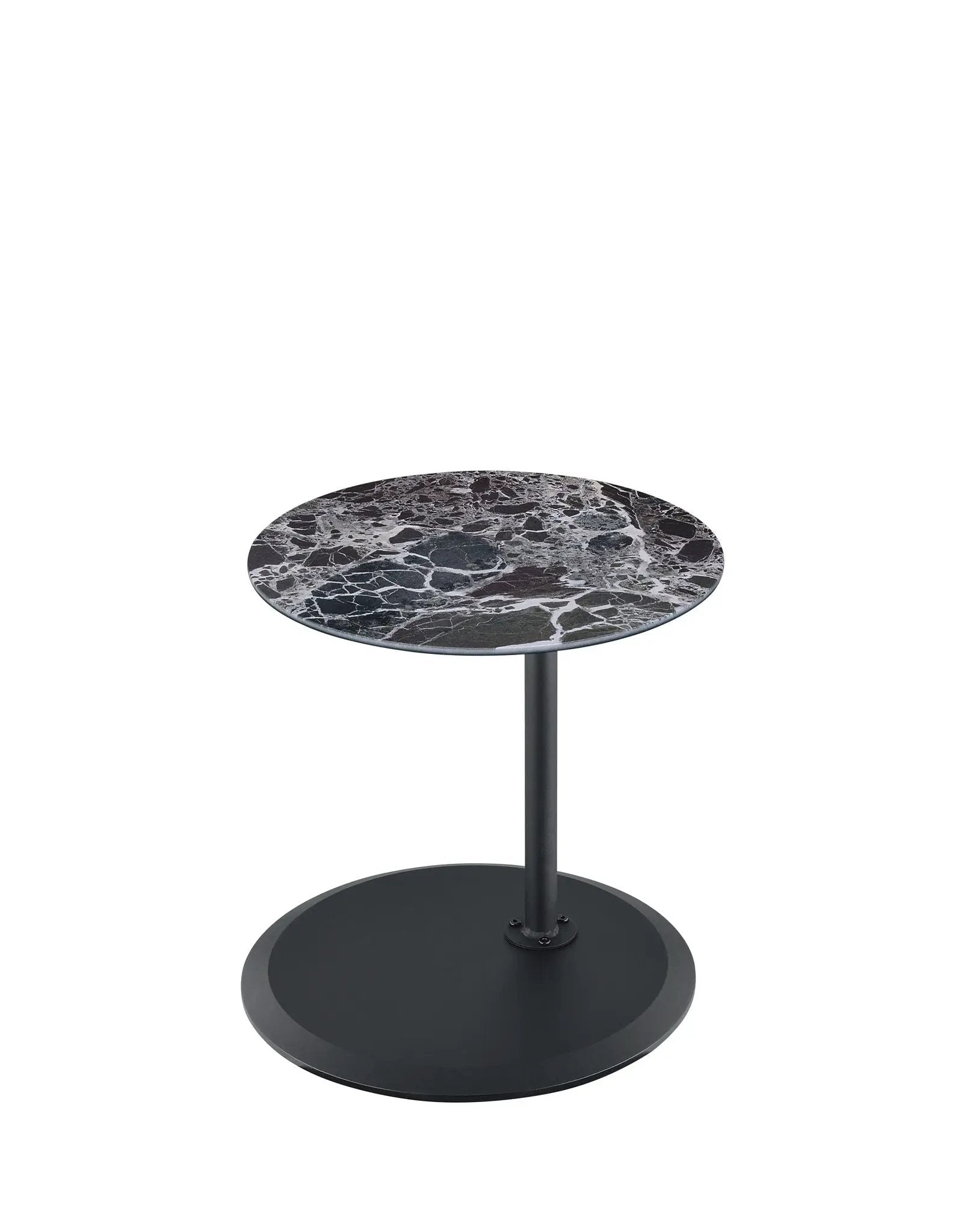 Orbit - 15.5" End Table With Height Adjustable Marble Textured Top by Unique Piece Furniture