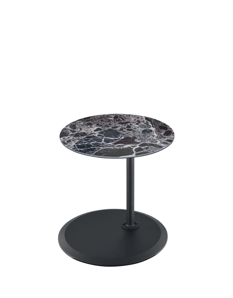 Orbit - 15.5" End Table With Height Adjustable Marble Textured Top by Unique Piece Furniture