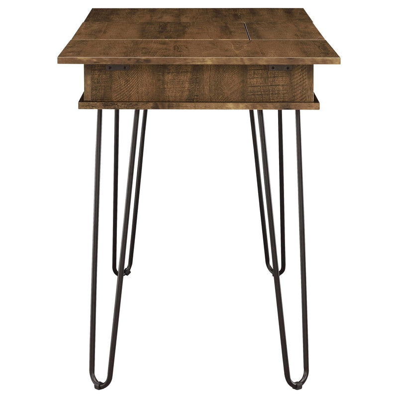 Writing Desk With 4 Hidden Storages - Brown by HouseOfZazla