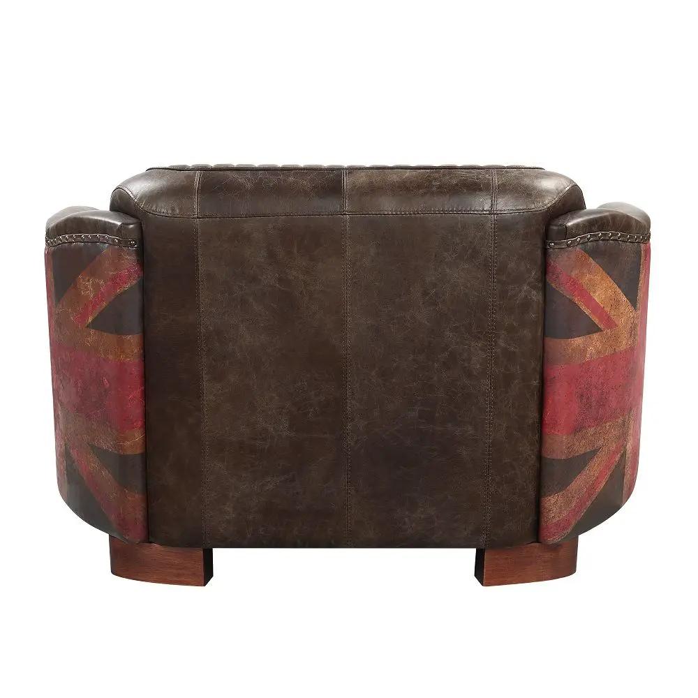Brancaster - Loveseat - Antique Slate Top Grain Leather by Unique Piece Furniture