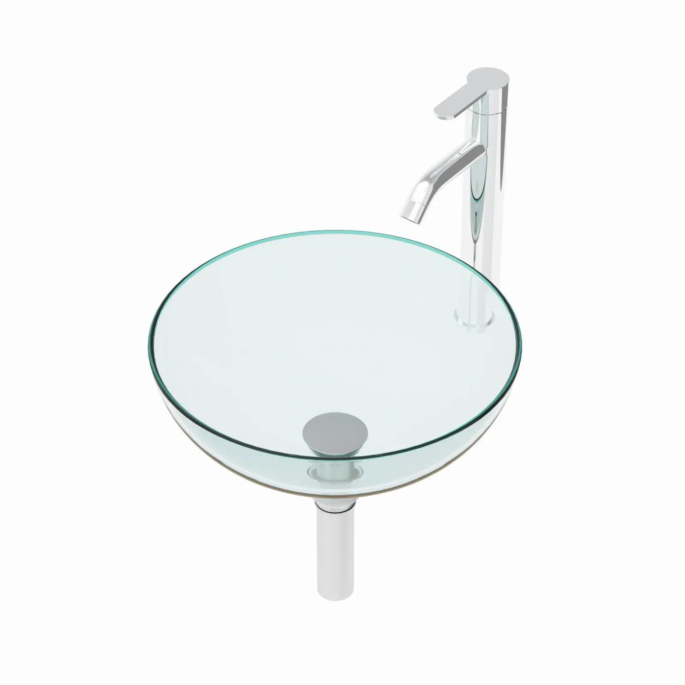 Vessel Sink With Faucet And Pop-Up Drain by HouseOfZazla