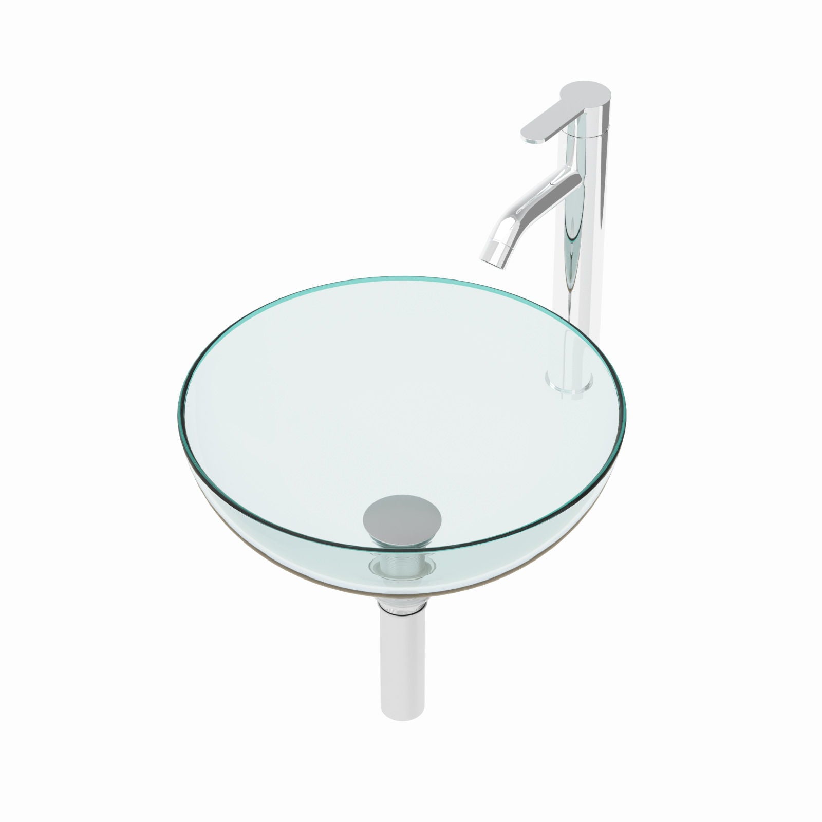 Vessel Sink With Faucet And Pop-Up Drain by HouseOfZazla