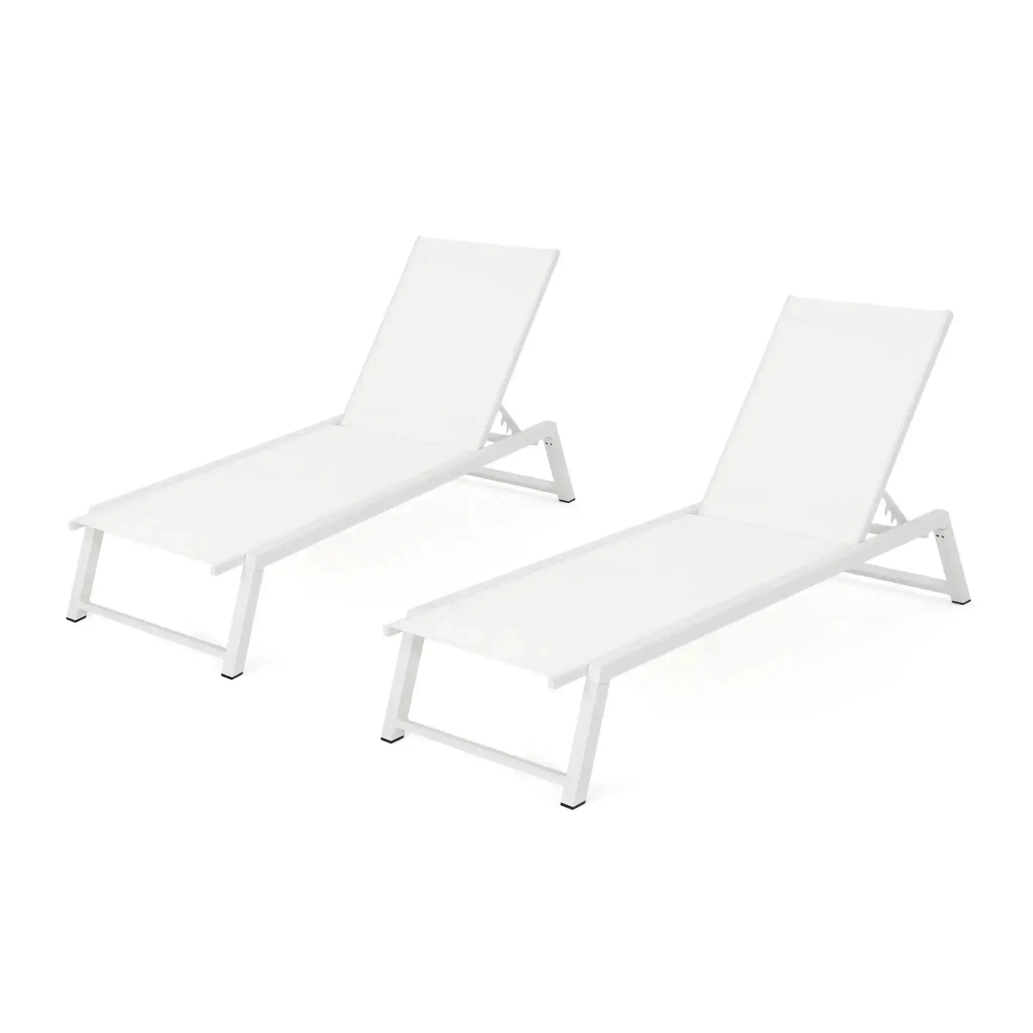 Myers Modern Chaise Lounge Set With Adjustable Back by HouseOfZazla