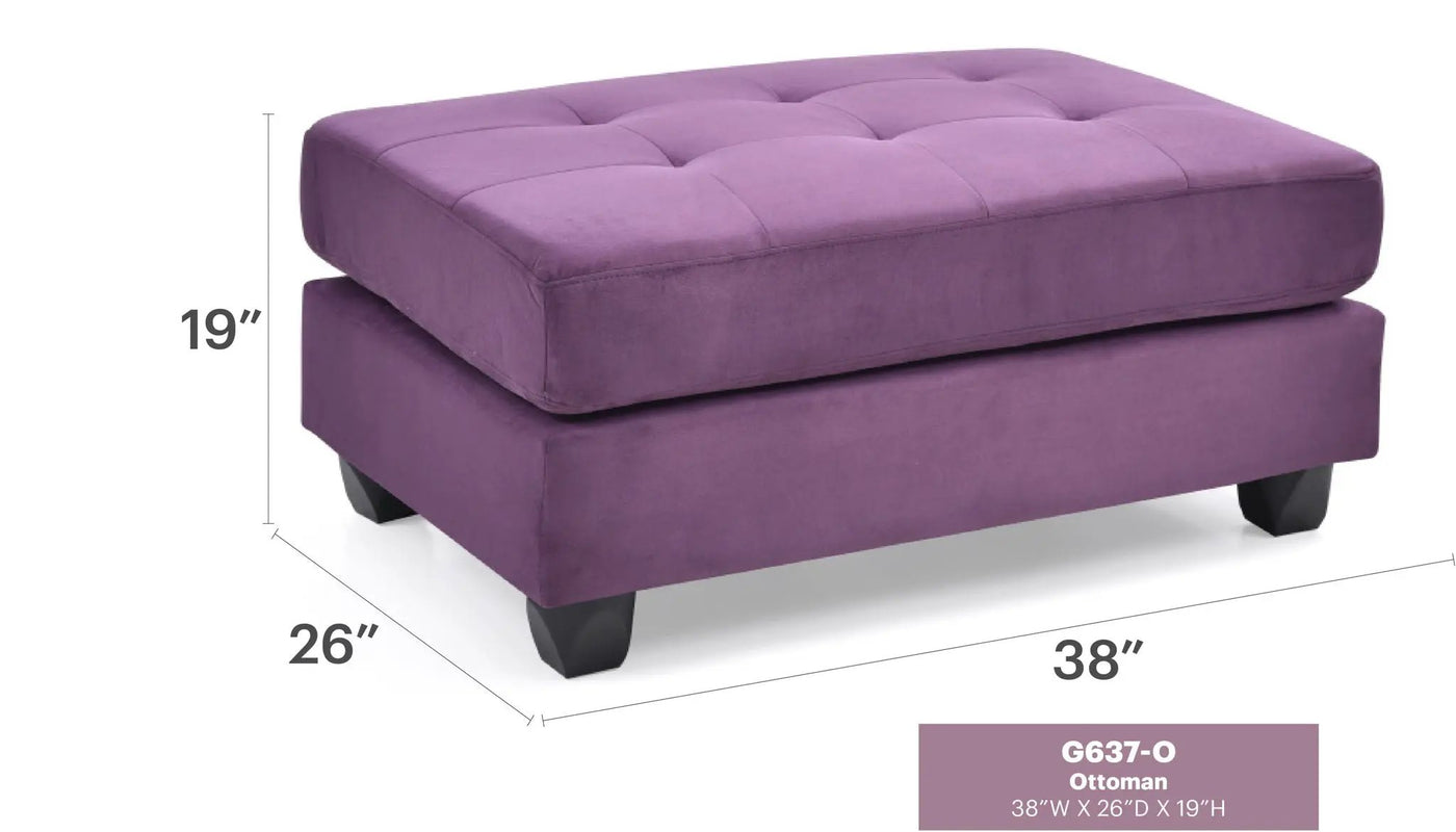 Chic Contemporary Ottoman by HouseOfZazla