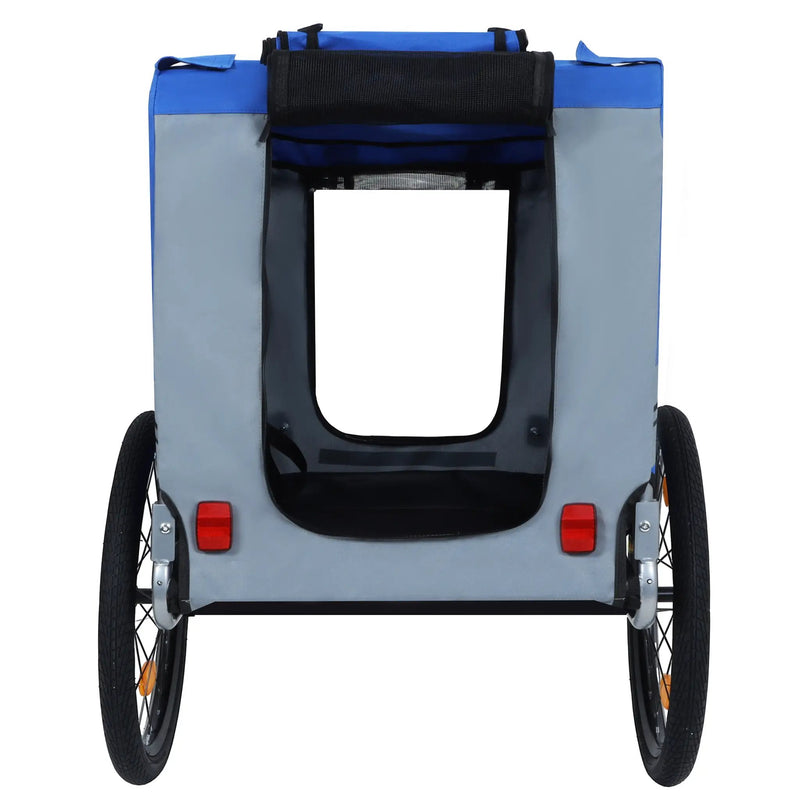 Large Folding Bike Trailer for Dogs – 66LB Capacity All-Terrain Pet Carrier by HouseOfZazla