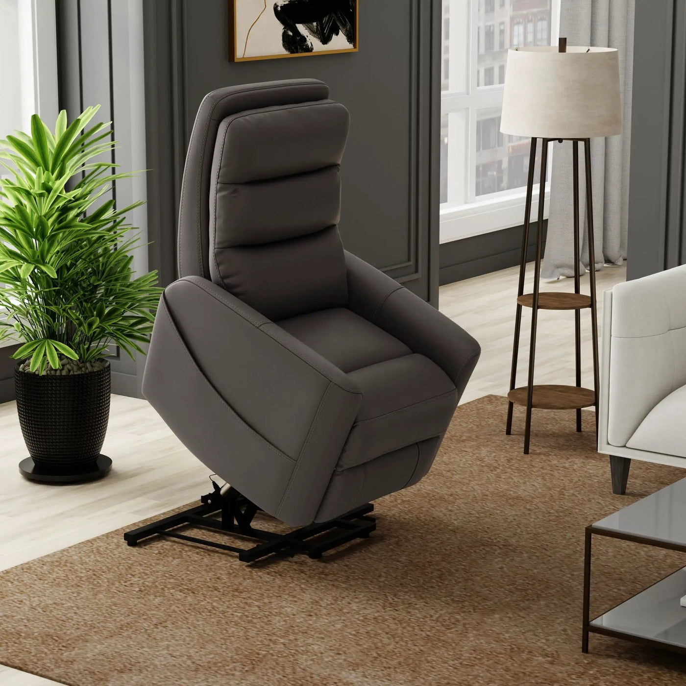 Bentley - Power Lift Chair With Full Recline And USB Charging by Unique Piece Furniture