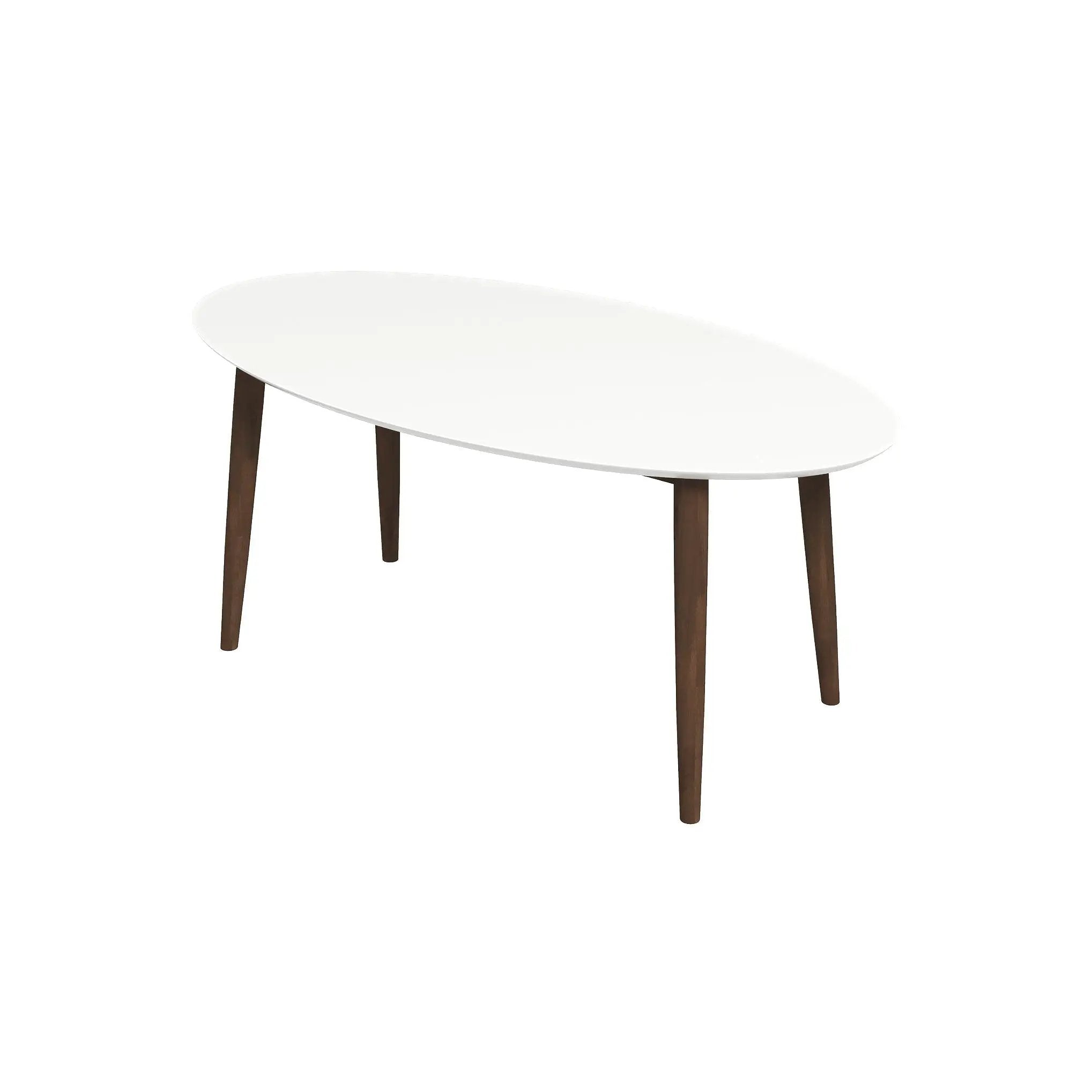 Ada - Mid-Century Modern Style Oval Dining Table by HouseOfZazla