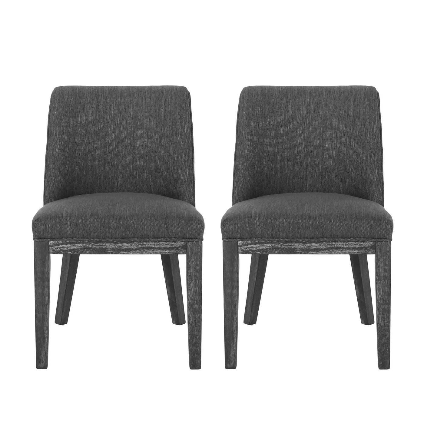 Modern Dining Chair With Durable Fabric Upholstery And Sturdy Wooden Frame (Set of 2) by HouseOfZazla