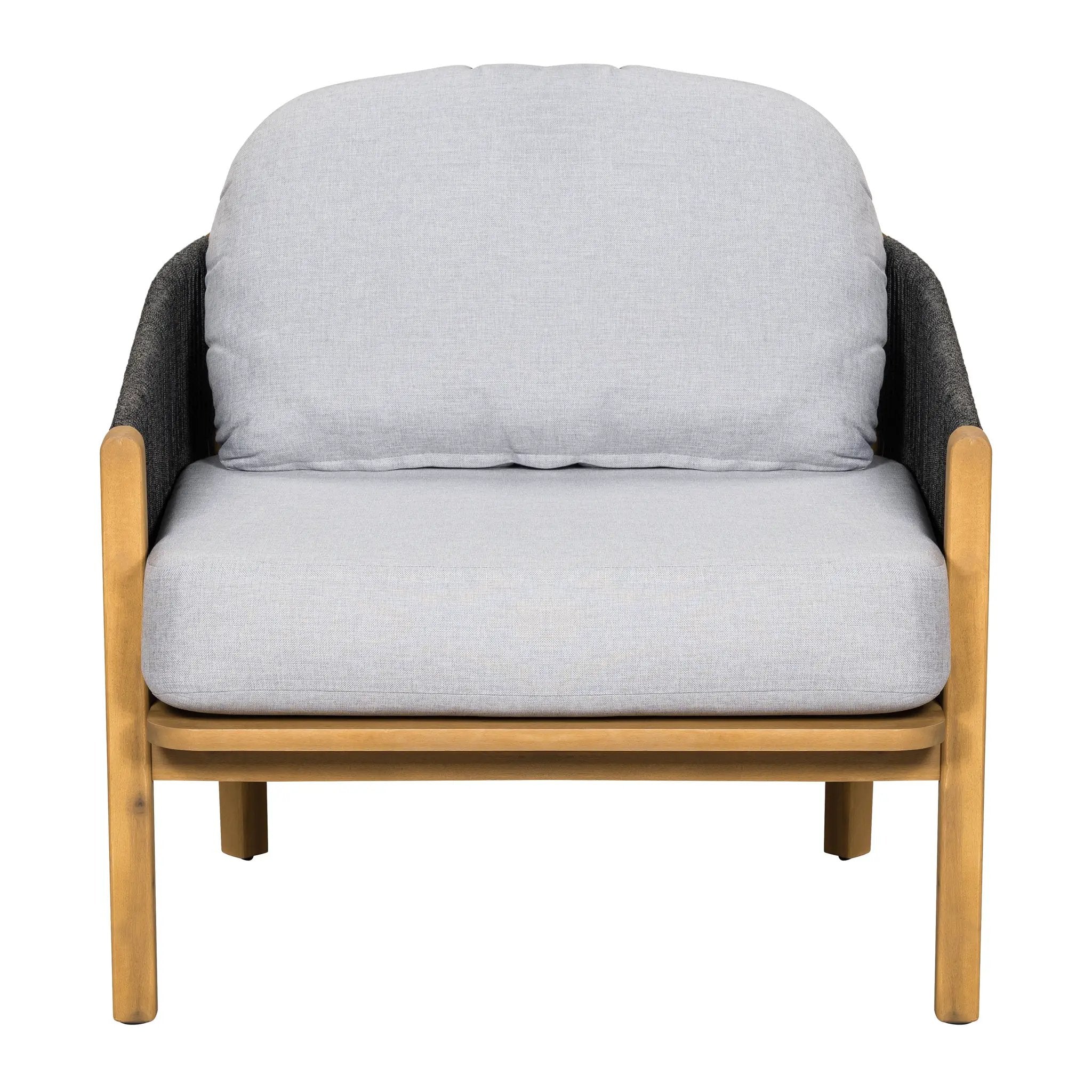 Grotta Outdoor Wood Club Chair by HouseOfZazla
