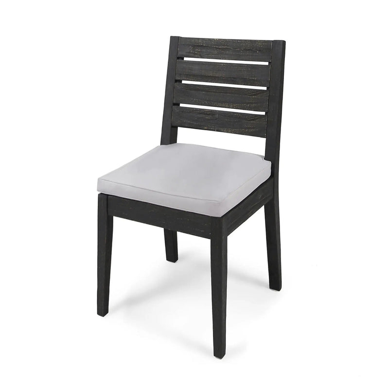 Outdoor Armless Dining Chair With Cushions by HouseOfZazla