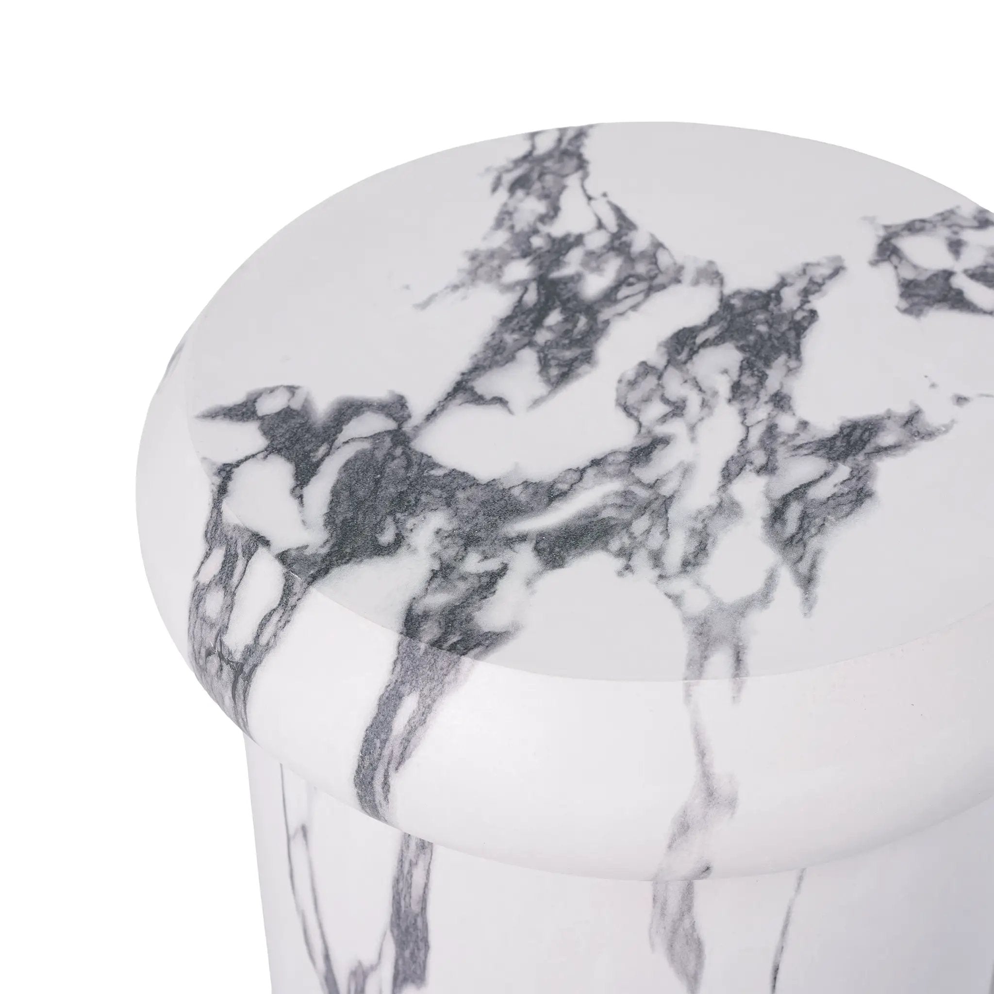 18.11"H Sculptural MGO Side Table by HouseOfZazla