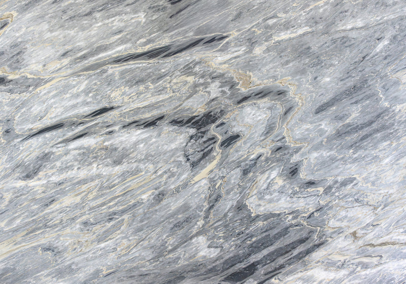 Calacatta Bluette Honed Marble Slab Random 3/4