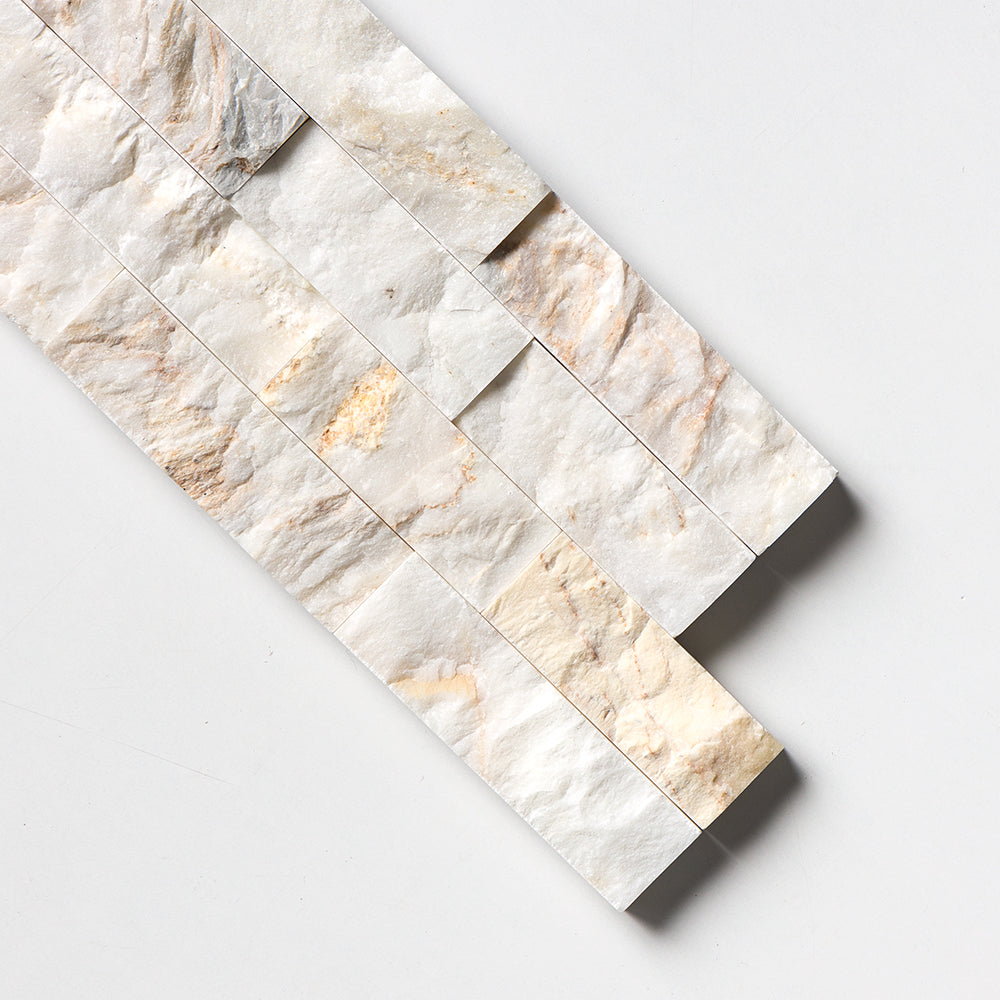 Calacatta Cremo Wall Decos Marble Accent Tiles 6x24 Marble Wall Decos 6x24 Accent Tiles — 3