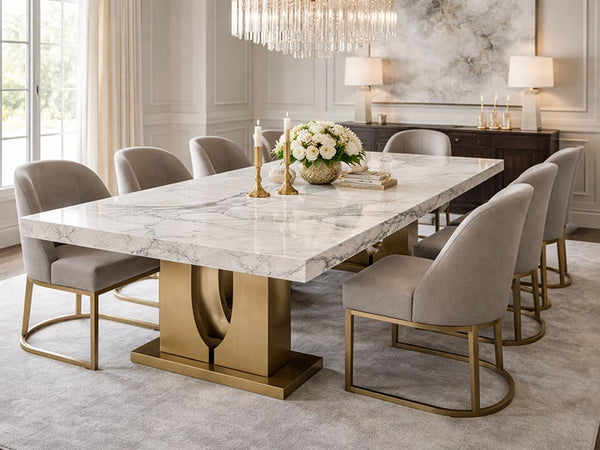 Calacatta Giotto Polished Quartzite Slab Random room scene 2