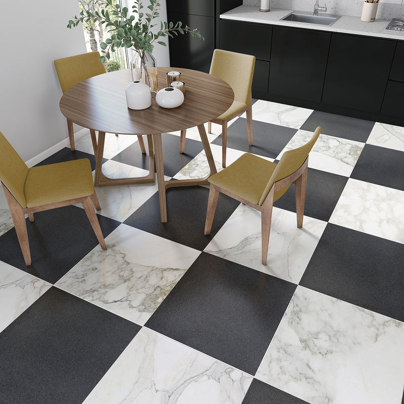 Calacatta Gold Honed Marble Tiles 12x12 Marble Honed 12x12 Tiles — 2