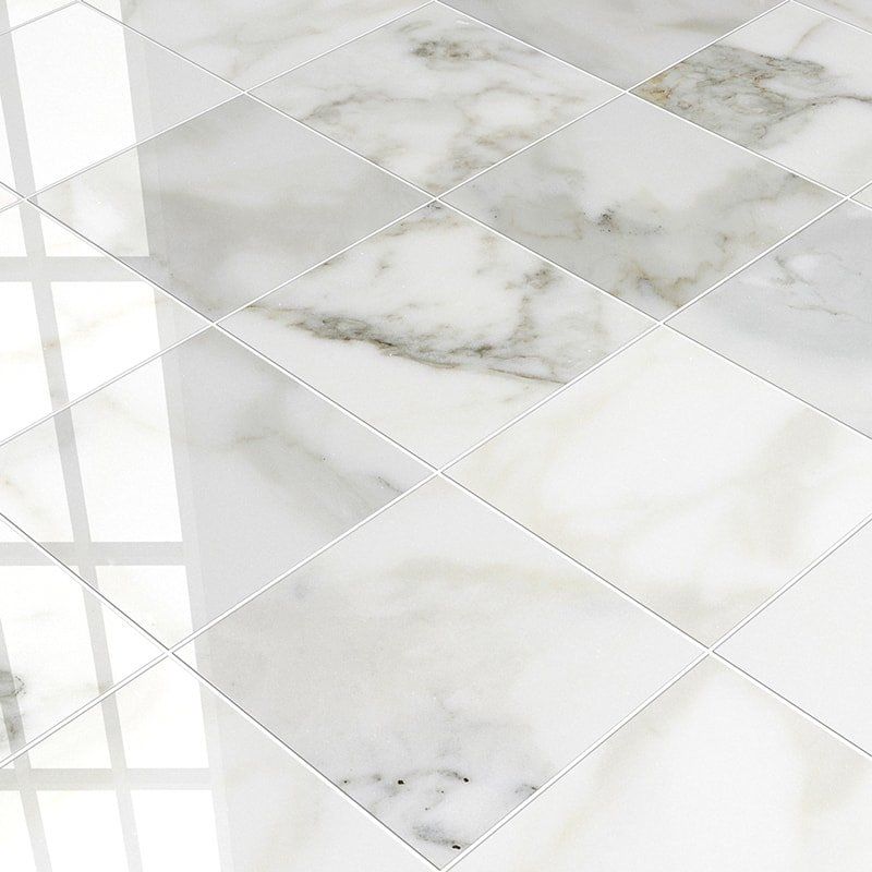 Calacatta Gold Honed Marble Tiles 12x12 Marble Honed 12x12 Tiles