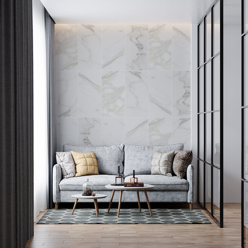 Calacatta Gold Honed Marble Tiles 12x24 Marble Honed 12x24 Tiles — 2