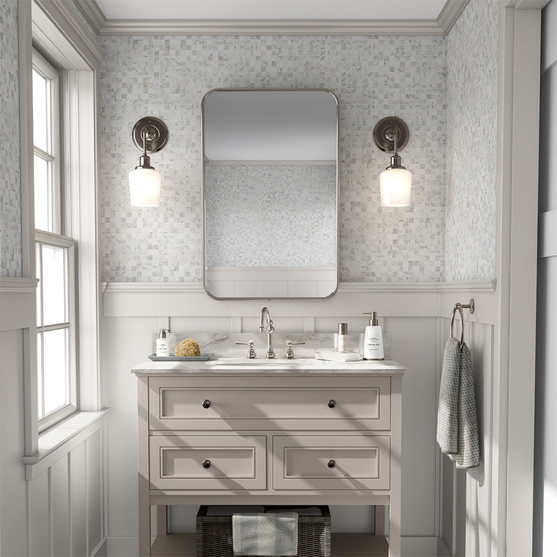 Calacatta Gold Polished 1x1 Marble Mosaics 12x12 Marble Polished 12x12 Mosaics — 2