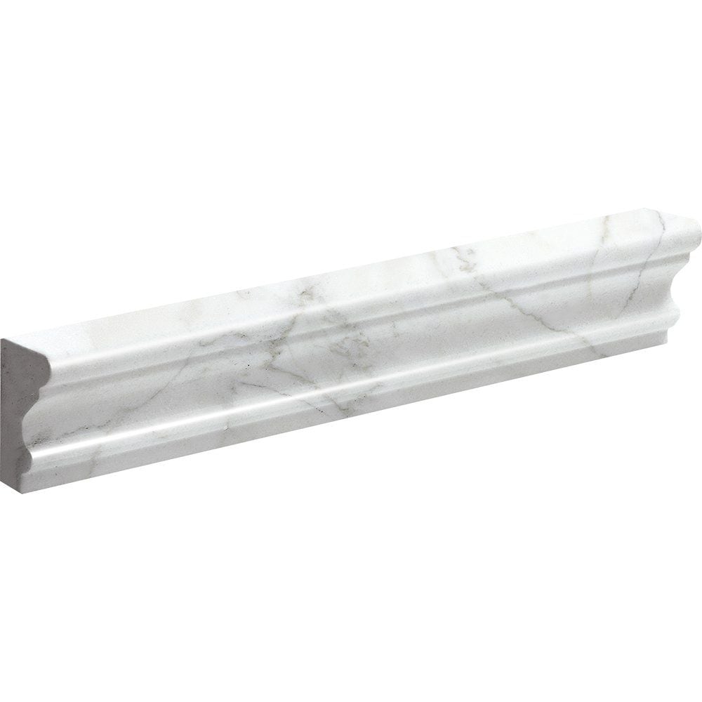 Calacatta Gold Polished Andorra Marble Moldings 2x12 Marble Polished 2x12 Moldings